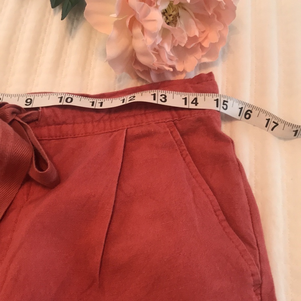 Philosophy Wide Leg Linen Pull Up Pants Size Small - Picture 10 of 13